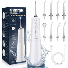 Carica l'immagine nel visualizzatore di Gallery, Vimmk Irrigatore Orale Senza Fili, Idropulsore Dentale ad Acqua con Irrigatore Orale Dentale Ricaricabile Impermeabile I