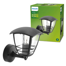 Carica l'immagine nel visualizzatore di Gallery, PHILIPS Creek Applique LED da esterno, Alluminio, Nero