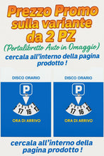 Carica l'immagine nel visualizzatore di Gallery, Disco Orario Auto Europeo con Busta Protettiva in PVC - 15x12 CM - BENESSERE In Linea® - Parchimetro Disco Orario Italia
