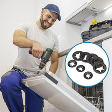 Carica l'immagine nel visualizzatore di Gallery, 340 anelli di sicurezza, rondelle di sicurezza, denti interni, chiusura rapida, assortimento M3, M4, M5, M6, M8, M10, M1