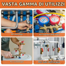 Carica l'immagine nel visualizzatore di Gallery, Flintronic 2 Pezzi Riduttore in Ottone Adattatore, 1/2 a 3/4 Pollice