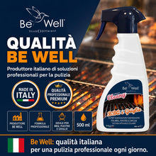 Carica l'immagine nel visualizzatore di Gallery, Cleany Detergente Super Sgrassante Spray per BBQ, Piastre e Griglie, Sgrassatore Super per Barbecue, 500 ml, Made in Ita