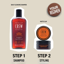 Carica l'immagine nel visualizzatore di Gallery, American Crew Matte Clay, Cera Capelli Uomo, Tenuta Medio/Alta &amp; Finish Opaco, Dona Texture e Controllo, 85g