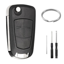 Carica l'immagine nel visualizzatore di Gallery, 2 Tasti Guscio Chiave per Auto Compatibile con O-pel Corsa D Astra H Zafira Tigra Vectra Meriva Vauxhall Insignia Signum