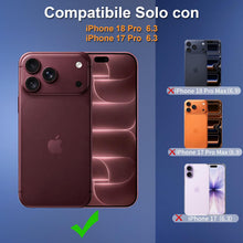 Carica l'immagine nel visualizzatore di Gallery, Yohii Magnetica Cover per iPhone 18 Pro/iPhone 17 Pro 6.3",Trasparente