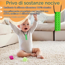 Carica l'immagine nel visualizzatore di Gallery, 4 Pezzi Collana da Masticare, Giocattoli Masticabili Sensoriali per Autismo, Chew Collana per Masticare il Pastello Sens