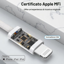 Carica l'immagine nel visualizzatore di Gallery, SIZUKA Cavo IPhone Apple MFi,1M Cavo Ricarica IPhone USB to Lightning