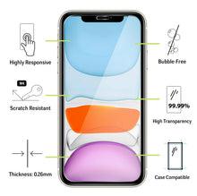 Carica l'immagine nel visualizzatore di Gallery, Vetro Temperato per iPhone 11 / iPhone XR [3 Pezzi] Vetrino Protettivo Pellicola Protezione Schermo