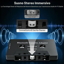 Carica l'immagine nel visualizzatore di Gallery, Aux Adaptador Cassetta da Auto, Adattatore Cassetta Autoradio BT 5.0