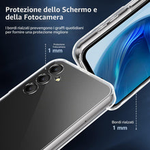 Carica l'immagine nel visualizzatore di Gallery, Captor Cover Trasparente per Samsung Galaxy A25 5G, Custodia TPU in Silicone Flessibile Morbida e Sottile, Alta Qualità 