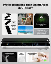 Carica l'immagine nel visualizzatore di Gallery, Belkin Titan 360 Privacy Pellicola Vetro per iPhone 18 Pro Max/17 Pro Max