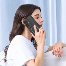 Carica l'immagine nel visualizzatore di Gallery, WBWONE Cover in Silicone Liquido per OPPO Reno 11F (Reno11 F) 5G, Custodia Magnetica con MagSafe, Paraurti Protettivo, S