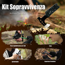 Carica l'immagine nel visualizzatore di Gallery, Campeggio Accessori Utili 16in1 Multitool Ascia Sopravvivenza