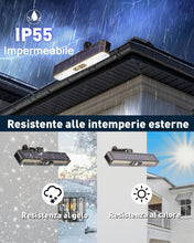 Carica l'immagine nel visualizzatore di Gallery, (2 Pezzi) ICEKO Faretto LED da Esterno Solare con Sensore di Movimento,1200 mAh/3 Modalità/IP55 Impermeabile, Lampade So