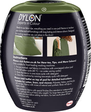 Carica l'immagine nel visualizzatore di Gallery, Dylon Machine Dye Pod 350 g, Verde Oliva