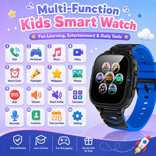 Carica l'immagine nel visualizzatore di Gallery, Smartwatch Bambini con Chiamate SOS 24 Giochi e Fotocamera Modalità Classe