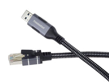 Carica l'immagine nel visualizzatore di Gallery, PremiumCord Cavo Ethernet da USB A RJ45 10/100/1000 mbit/s, Cat 6 FTP, da USB A Maschio A RJ45 maschio, USB 3.2 Gen 1, R