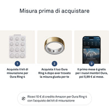 Carica l'immagine nel visualizzatore di Gallery, Oura Ring 4 Kit di misurazione - Misura prima di acquistare - Classificazione unica delle misure per smart ring - Ottien