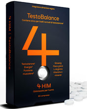 Carica l'immagine nel visualizzatore di Gallery, 4 HIM TestoBalance Testosterone Uomo, Integratore Zinco, 60 Compresse