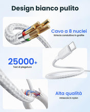 Carica l'immagine nel visualizzatore di Gallery, RAVIAD 3 in 1 Caricatore Apple Watch per Apple Watch, USB C, Lightning 1.2M