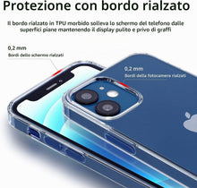 Carica l'immagine nel visualizzatore di Gallery, PhoneThrone COVER CUSTODIA PER APPLE IPHONE 12 MINI TRASPARENTE TPU SLIM MORBIDA