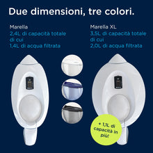 Carica l'immagine nel visualizzatore di Gallery, BRITA caraffa filtrante MAXTRA Marella, 1x filtro acqua Pure Performance