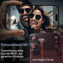 Carica l'immagine nel visualizzatore di Gallery, JETech Pellicola Fotocamera per iPhone 18 Pro Max, 1 Pezzo, Ciliegia Scuro