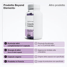 Carica l'immagine nel visualizzatore di Gallery, Capelli &amp; unghie - Biotina e Rucola - Crescita Forza e Caduta - Cura 3 Mesi