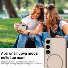 Carica l'immagine nel visualizzatore di Gallery, Cover per Samsung Galaxy S25 Compatibile con MagSafe Cachi‌