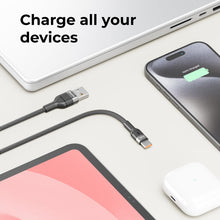 Carica l'immagine nel visualizzatore di Gallery, deleyCON 2x 1m USB C 3.1A Ricarica Dati USB-A a USB-C Cable per iPhone 17 16 15 Pro Max Air Galaxy A16 A56 S26 S25 S24 S