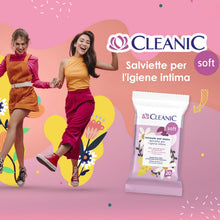 Carica l'immagine nel visualizzatore di Gallery, Cleanic Soft Salviette intime con camomilla e acido lattico, 20 pezzi
