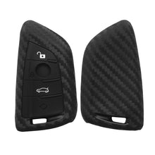 Carica l'immagine nel visualizzatore di Gallery, kwmobile Custodia Coprichiave Compatibile con BMW con 3 tasti Smart Key Cover - Copritelecomando Chiave Auto - Copri Chi
