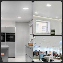 Carica l'immagine nel visualizzatore di Gallery, PILA Faretto LED da incasso a soffitto con diametro di 225 mm e altezza di 3,5 cm, luce bianca neutra (4000 K), 20 W, 20