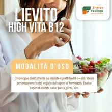 Carica l'immagine nel visualizzatore di Gallery, Energy Feelings Lievito Alimentare Nutrizionale in Scaglie 1Kg, Lievito con Vitamina B12, 51% Proteine, Integratore in F