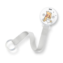 Carica l'immagine nel visualizzatore di Gallery, NUK Disney Winnie the Pooh Laccetto portaciuccio e clip con e senza anello | Resistente e infrangibile | 1 pezzo