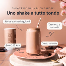 Carica l'immagine nel visualizzatore di Gallery, SHEKO - Frullato sostitutivo di base - 21 frullati per barattolo - Alto contenuto proteico - Gusto naturale - Frullato d