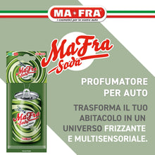 Carica l'immagine nel visualizzatore di Gallery, MAFRA - SODA Forest Tonic, Profumatore Auto a forma di Lattina, Fragranza Aromatica Legnosa e Intensa, Design Pop Iconic