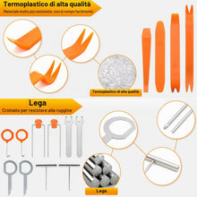 Carica l'immagine nel visualizzatore di Gallery, Kit di strumenti per auto 25 pezzi - Kit di strumenti automobilistici essenziale di emergenza con gancio e pompa ad aria