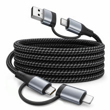 Carica l'immagine nel visualizzatore di Gallery, Cavo multiricarica USB-C 4 in 1, ricarica rapida