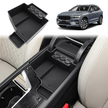 Carica l'immagine nel visualizzatore di Gallery, GAFAT Compatibile con Volvo XC60 XC90 V60 S60 V90 S90 2017-2026 Scatola Portaoggetti Console Centrale, Accessori XC60 Or