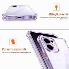 Carica l'immagine nel visualizzatore di Gallery, iVoler 3 in 1 Cover per Oppo Reno 13F 5G / Oppo Reno 13 FS 5G con 2 Pezzi Pellicola Vetro Temperato, Trasparente Antiurt