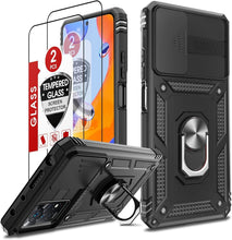 Carica l'immagine nel visualizzatore di Gallery, LeYi Cover per Xiaomi Redmi Note 11 Pro 5G/4G con 2 Pellicola Vetro Temperato,Custodia con Protezione Fotocamera [Slidab