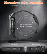 Carica l'immagine nel visualizzatore di Gallery, MoKo Cinturini QuickFit 22 mm per Garmin Fenix 9/9 Pro/8/8 Pro (47 mm)