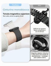 Carica l'immagine nel visualizzatore di Gallery, Cinturino Magnetico Silicone Sportivo Compatibile con Cinturino Apple Watch
