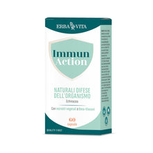 Carica l'immagine nel visualizzatore di Gallery, ERBA VITA Immun Action Capsule integratore alimentare a base di Echinacea, Tabebuia e Uncaria che supportano le naturali