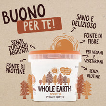 Carica l'immagine nel visualizzatore di Gallery, Whole Earth Crema di Arachidi Cremoso, Crema Spalmabile, Fonte Naturale di Proteine Vegetali, Senza Glutine, Vegan, Confezione da 1kg