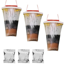 Carica l'immagine nel visualizzatore di Gallery, 3 Pezzi Trappola Acchiappa Mosche Zanzare Esterno Interno Kit, Cattura Mosche con Alimenti, per Giardino, Casa, Cucina, 