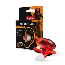 Carica l'immagine nel visualizzatore di Gallery, Alpine MotoSafe Sport Tappi per Orecchie – Tappi da Gara ed Escursioni – Previeni i danni alle orecchie quando guidi la 