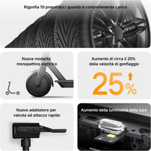 Carica l'immagine nel visualizzatore di Gallery, Xiaomi Portable Electric Air Compressor 2, Compressore ad Aria Portatile