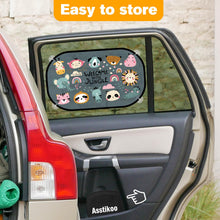 Carica l'immagine nel visualizzatore di Gallery, Parasole Auto Bambini UPF50+ Tendine Parasole Auto Bambini 51 * 31cm Tendine Parasole Finestrini Laterali con 8 Ventose,